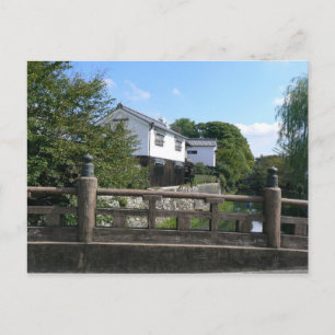 Carte Postale Pont japonais en bois