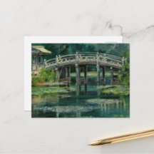 Pont japonais Lys d'eau Style Claude Monet