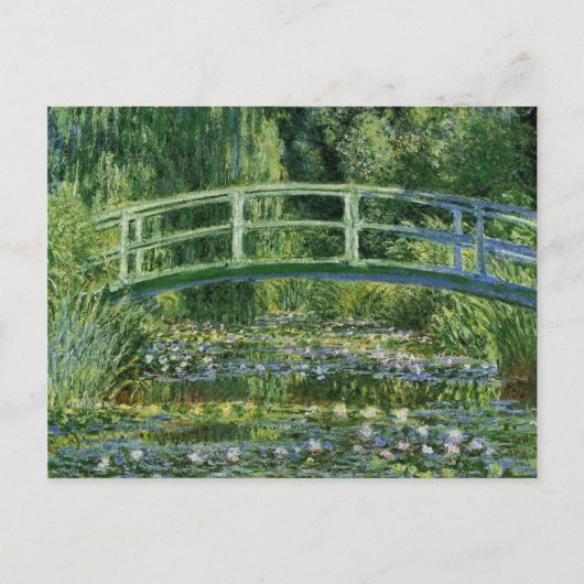 Carte Postale Pont japonais Monet Water Lys (Devant)