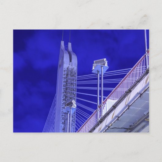 Carte Postale Pont Jiefang bleu (Devant)