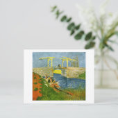 Carte Postale Pont Langlois à Arles Van Gogh Art (Debout devant)