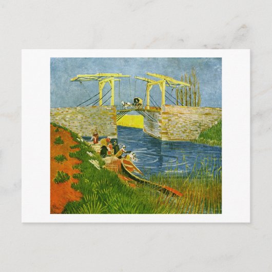 Carte Postale Pont Langlois à Arles Van Gogh Art (Devant)