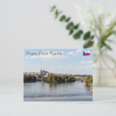 Carte Postale Pont Légion et Château de Prague - Prague (Debout devant)