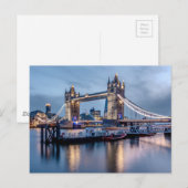 CARTE POSTALE PONT LONDON TOWER (Devant / Derrière)