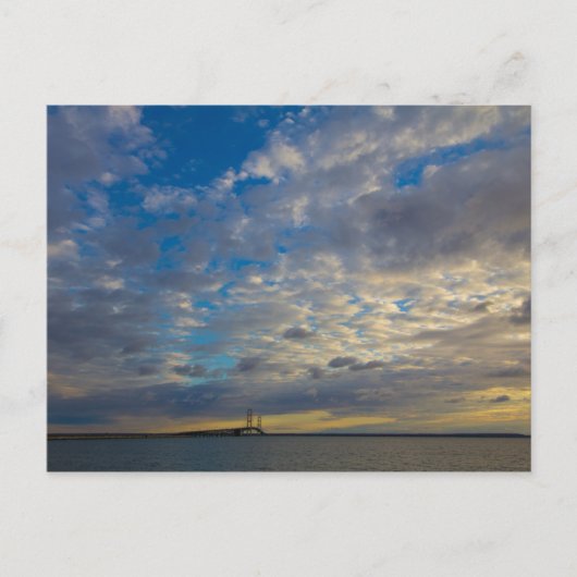 Carte Postale Pont Mackinac, Michigan (Devant)