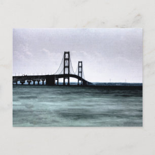 Carte Postale Pont Mackinac, Michigan