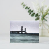 Carte Postale Pont Mackinac, Michigan (Debout devant)