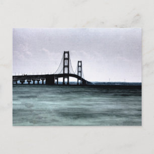 Carte Postale Pont Mackinac, Michigan
