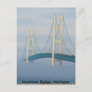 Carte Postale Pont Mackinac, Michigan