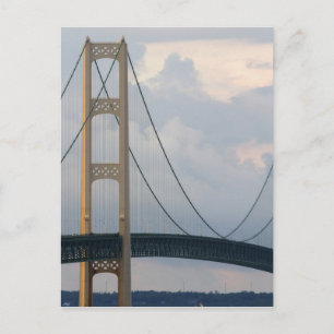 Carte Postale Pont Mackinac, Michigan, USA