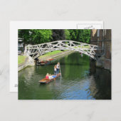 Carte Postale Pont mathématique, Cambridge (Devant / Derrière)