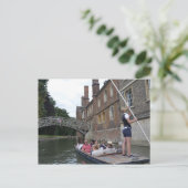 Carte Postale Pont mathématique, Cambridge (Debout devant)