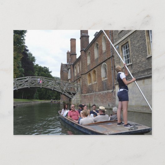 Carte Postale Pont mathématique, Cambridge (Devant)