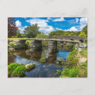 Carte Postale Pont médiéval en verre au-dessus de la rivière à D