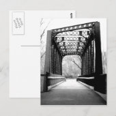 Carte Postale Pont métallique (Devant / Derrière)