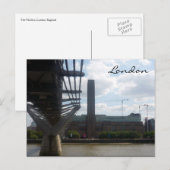 Carte Postale pont moderne tate (Devant / Derrière)