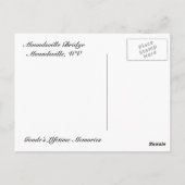 Carte Postale Pont Moundsville (Dos)