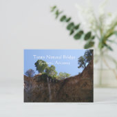 Carte Postale Pont naturel de Tonto Payson, Arizona (Debout devant)