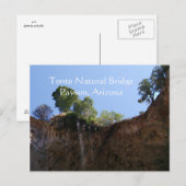 Carte Postale Pont naturel de Tonto Payson, Arizona (Devant / Derrière)