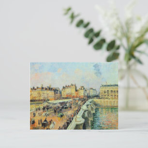 Carte Postale Pont Neuf, Après-midi, Sunlight Camille Pissarro