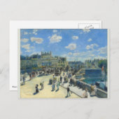 Carte Postale Pont Neuf Paris Pierre-Auguste Renoir (Devant / Derrière)