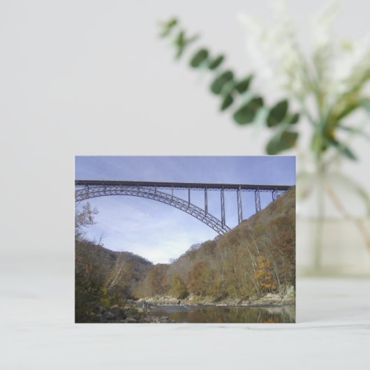 Carte Postale Pont New River George (Debout devant)