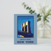 Carte Postale Pont New York Brooklyn (Debout devant)