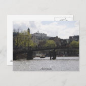 Carte Postale Pont Old Amsterdam (Devant / Derrière)