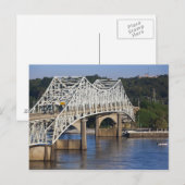 Carte Postale Pont O'Neil sur le Tennessee, Florence, (Devant / Derrière)