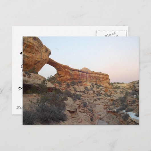 Carte Postale Pont Owachomo Aux Ponts Naturels Monume National (Devant / Derrière)