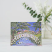 Carte Postale Pont paisible (Debout devant)