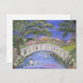 Carte Postale Pont paisible (Devant / Derrière)