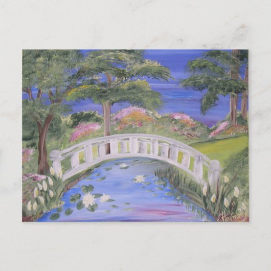 Carte Postale Pont paisible (Devant)