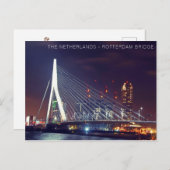 CARTE POSTALE - PONT PAYS-BAS ROTTERDAM (Devant / Derrière)