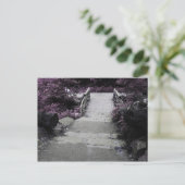 Carte Postale Pont paysage noir et blanc Photo (Debout devant)