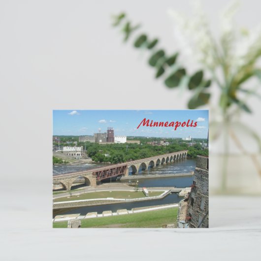 Carte Postale Pont Pierre Arche (Debout devant)