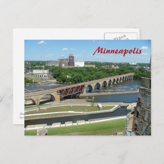 Carte Postale Pont Pierre Arche (Devant / Derrière)