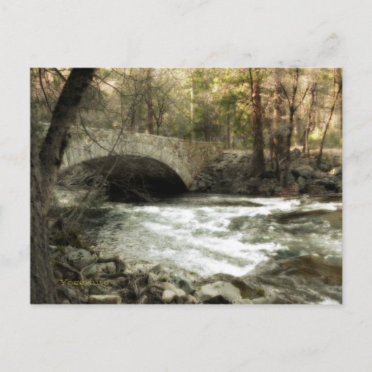 Carte Postale Pont Pohono, Yosemite (Devant)