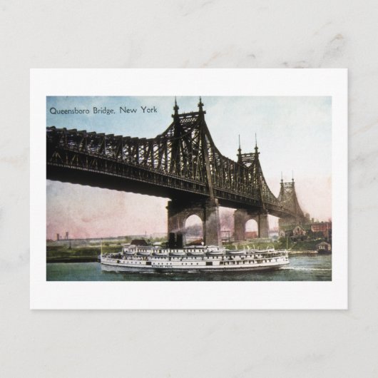 Carte Postale Pont Queensboro à New York (Devant)
