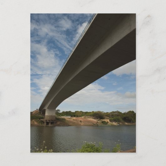 Carte Postale Pont reliant Guyana au Brésil sur Takutu (Devant)