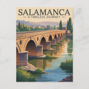 Carte Postale Pont romain Salamanca Espagne