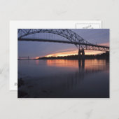 Carte Postale Pont Sagamor au-dessus du canal Cape Cod, 2 (Devant / Derrière)