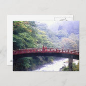 Carte Postale Pont Shinkyo Nikko Japon (Devant / Derrière)