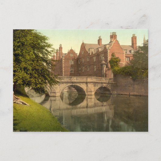 Carte Postale Pont St John's, Cambridge, Angleterre (Devant)