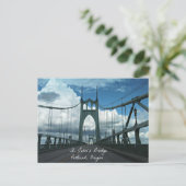 Carte Postale Pont St. John's, Portland (Oregon) (Debout devant)