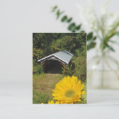 Carte Postale Pont Sunflower et Cover (Debout devant)