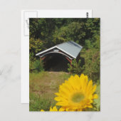 Carte Postale Pont Sunflower et Cover (Devant / Derrière)