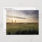 Carte Postale Pont Sunset Lincoln Park West Hackensack River (Devant / Derrière)