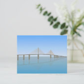 Carte Postale Pont Sunshine Skyway : Tampa Bay : (Debout devant)