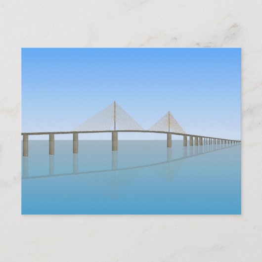 Carte Postale Pont Sunshine Skyway : Tampa Bay : (Devant)